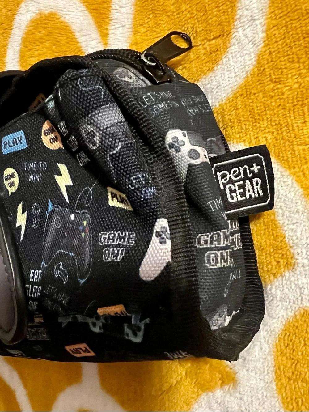 Pen+Gear Video Game Controller Print Zippered Pencil/Pen Case Pouch